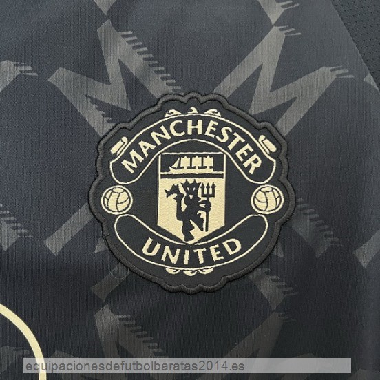 Nuevo Tailandia 2ª Camiseta Manchester United 24/25 Azul Baratas